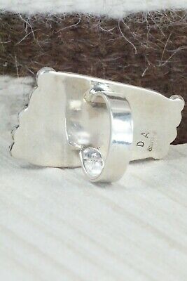 Spiny Oyster & Sterling Silver Ring - Delbert Arviso - 8
