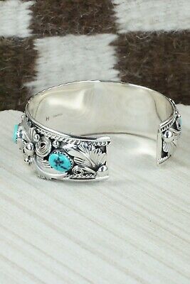 Turquoise & Sterling Silver Bracelet - Henry Attakai