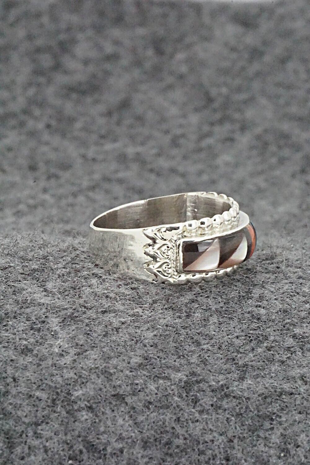 Multi Stone & Sterling Silver Ring - Rebecca Sheyka - Size 7