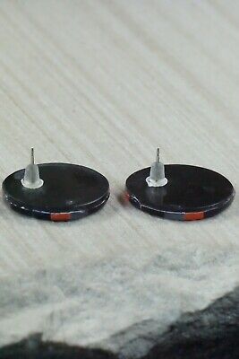 Multi Stone Inlay & Sterling Silver Earrings - Chaslyn Crespin