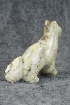 Wolf Zuni Fetish Carving - Brian Yunie