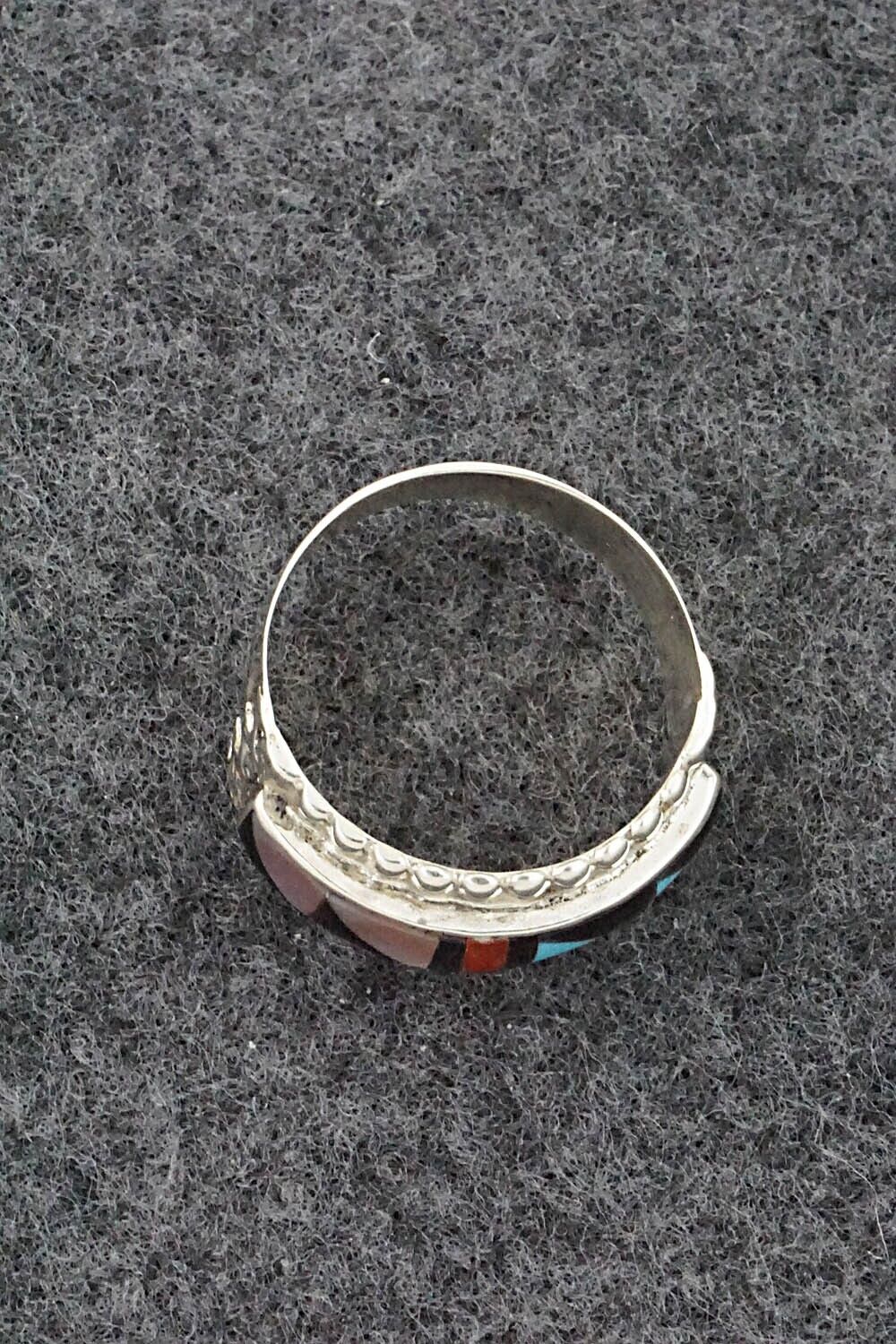 Multi Stone & Sterling Silver Ring - Rebecca Sheyka - Size 8