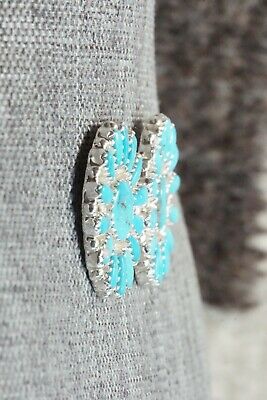 Turquoise & Sterling Silver Earrings - Donovan Wilson