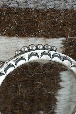 Navajo Sterling Silver Bracelet - Alex Sanchez