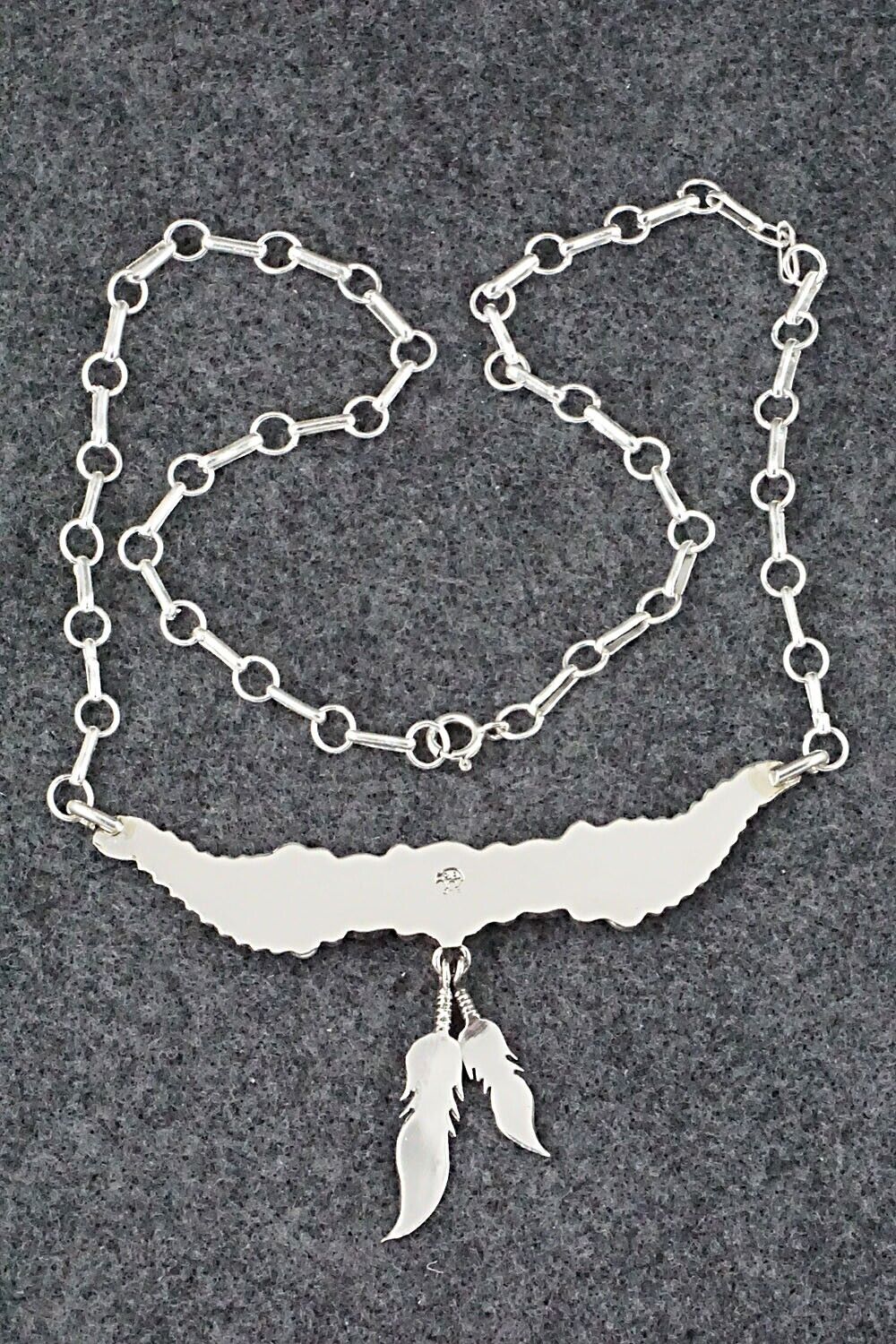 Coral & Sterling Silver Necklace - Sadie Jim