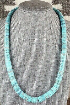 Turquoise & Sterling Silver Necklace - Lupe Lovato