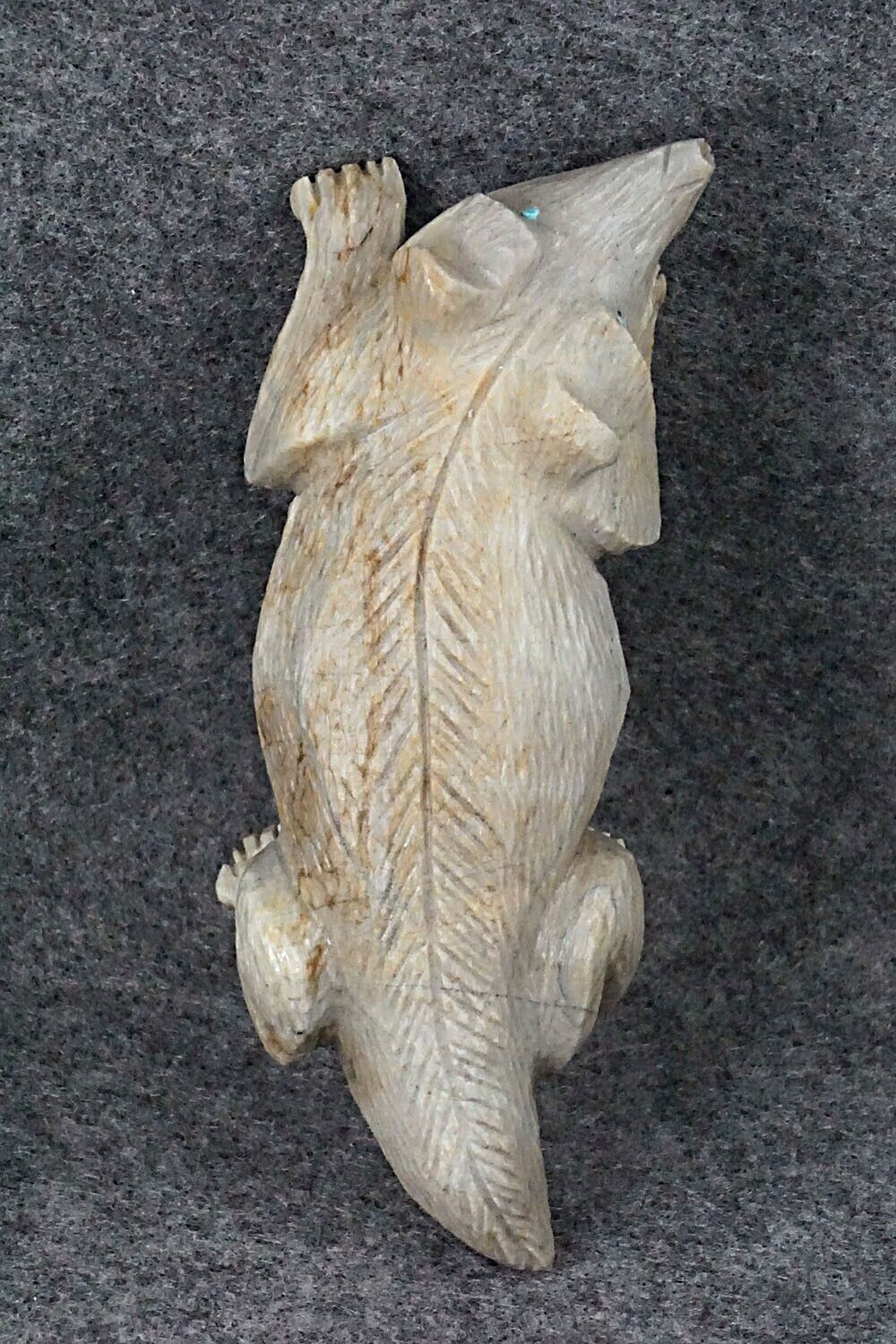 Badger Zuni Fetish Carving - Tony Mackel