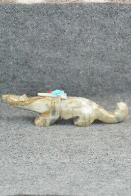 Mountain Lion Zuni Fetish Carving - Stewart Alanzo