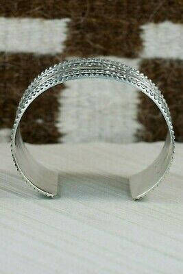 Navajo Sterling Silver Bracelet - Leonard Maloney