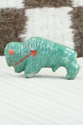 Buffalo Zuni Fetish Carving - Andres Quandelacy