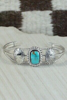 Turquoise & Sterling Silver Bracelet - Annie Spencer