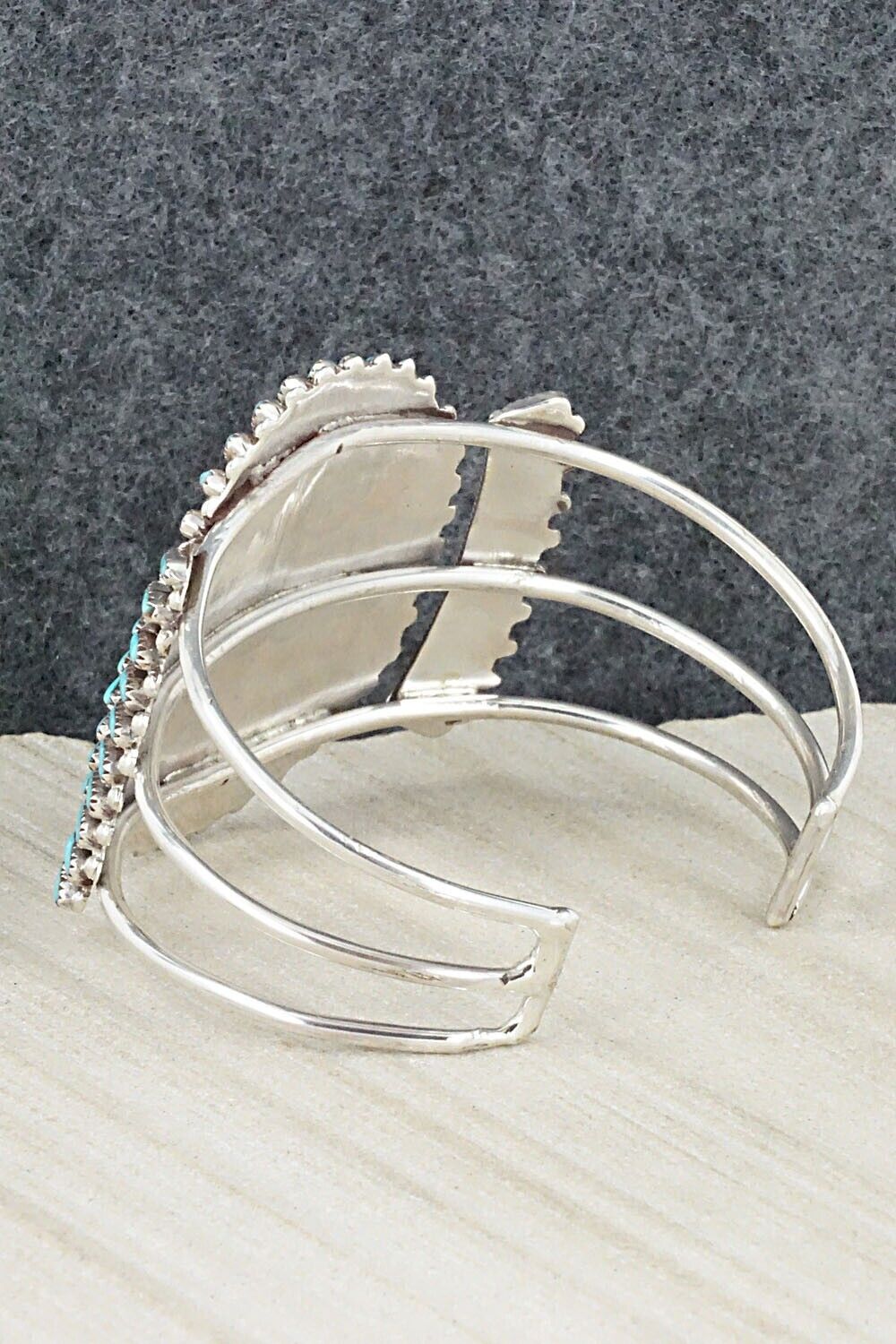 Turquoise & Sterling Silver Bracelet - Judy Wallace