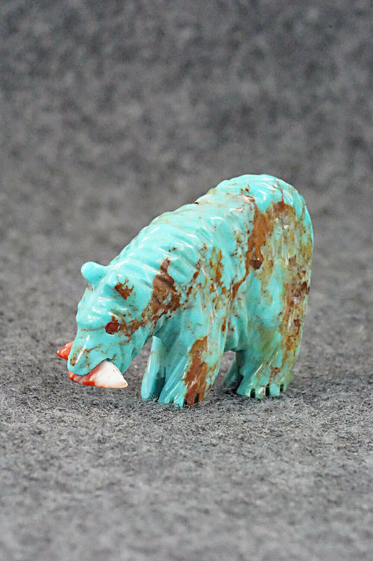 Bear Zuni Fetish Carving - Andres Quandelacy
