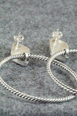 Coral & Sterling Silver Earrings - Annie Spencer - High Lonesome Trading