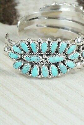 Turquoise & Sterling Silver Bracelet - Jazz Wilson - High Lonesome Trading