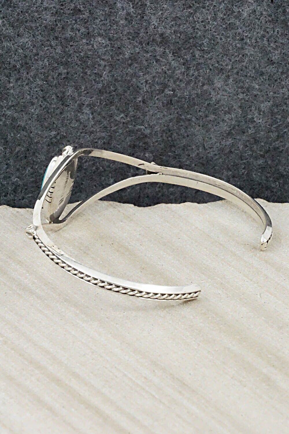 Turquoise & Sterling Silver Bracelet - Amos Begay