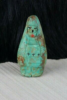 Corn Maiden Zuni Fetish Carving - Sandra Quandelacy - High Lonesome Trading
