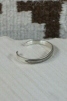 Navajo Sterling Silver Bracelet - Bruce Morgan - High Lonesome Trading