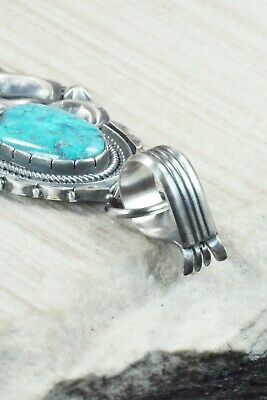 Turquoise and Sterling Silver Pendant - Derrick Gordon
