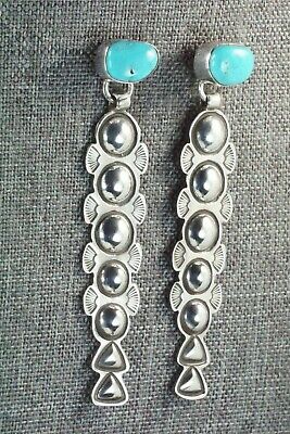 Turquoise & Sterling Silver Earrings - Alex Sanchez
