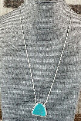 Navajo Turquoise & Sterling Silver Necklace - Annie Spencer