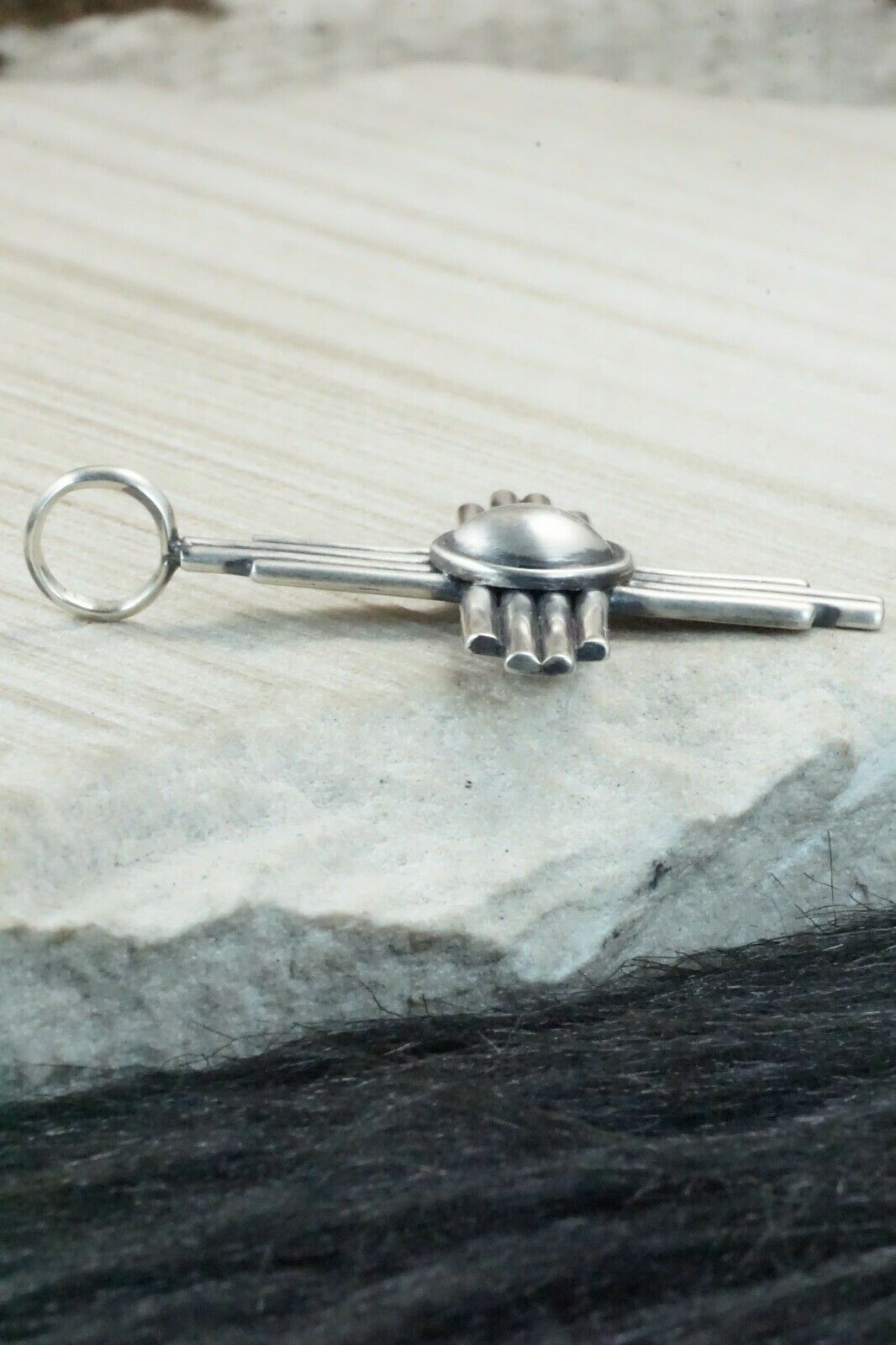Sterling Silver Zia Pendant - Akee Douglas