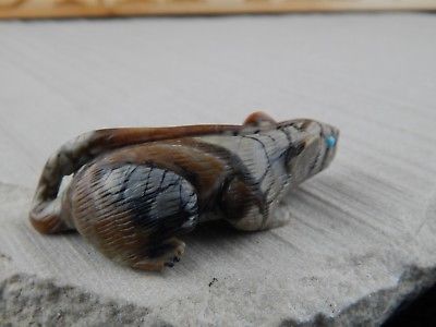 Mouse Zuni Fetish Carving - Lance Cheama - High Lonesome Trading