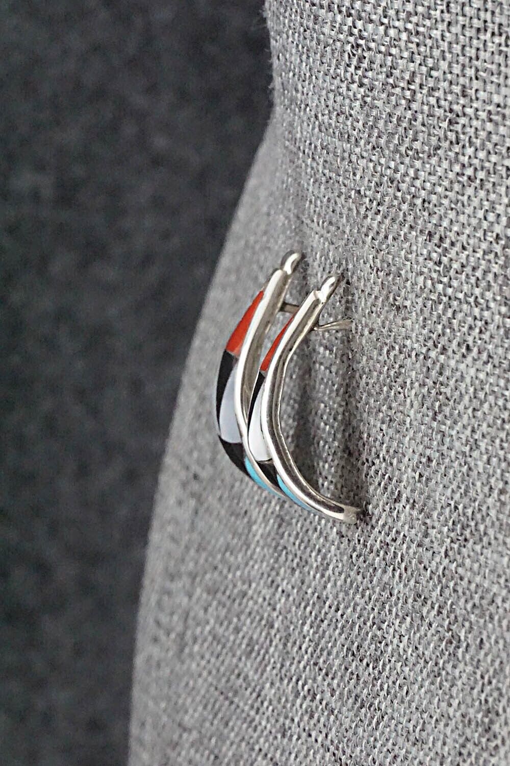 Multi Stone & Sterling Silver Earrings - Florency Lucio
