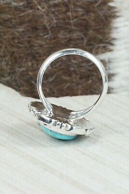 Turquoise & Sterling Silver Ring - Daniel Benally - Size 7