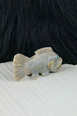Bass Fish Zuni Fetish - Glendon Lasiloo - High Lonesome Trading