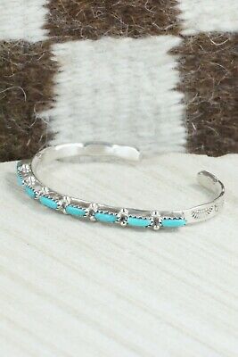 Turquoise & Sterling Silver Bracelet - Murray Hannaweeka