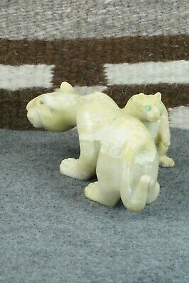 Mountain Lion Zuni Fetish Carving - Albert Eustace