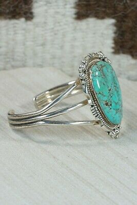 Navajo Turquoise & Sterling Silver Bracelet - Native American