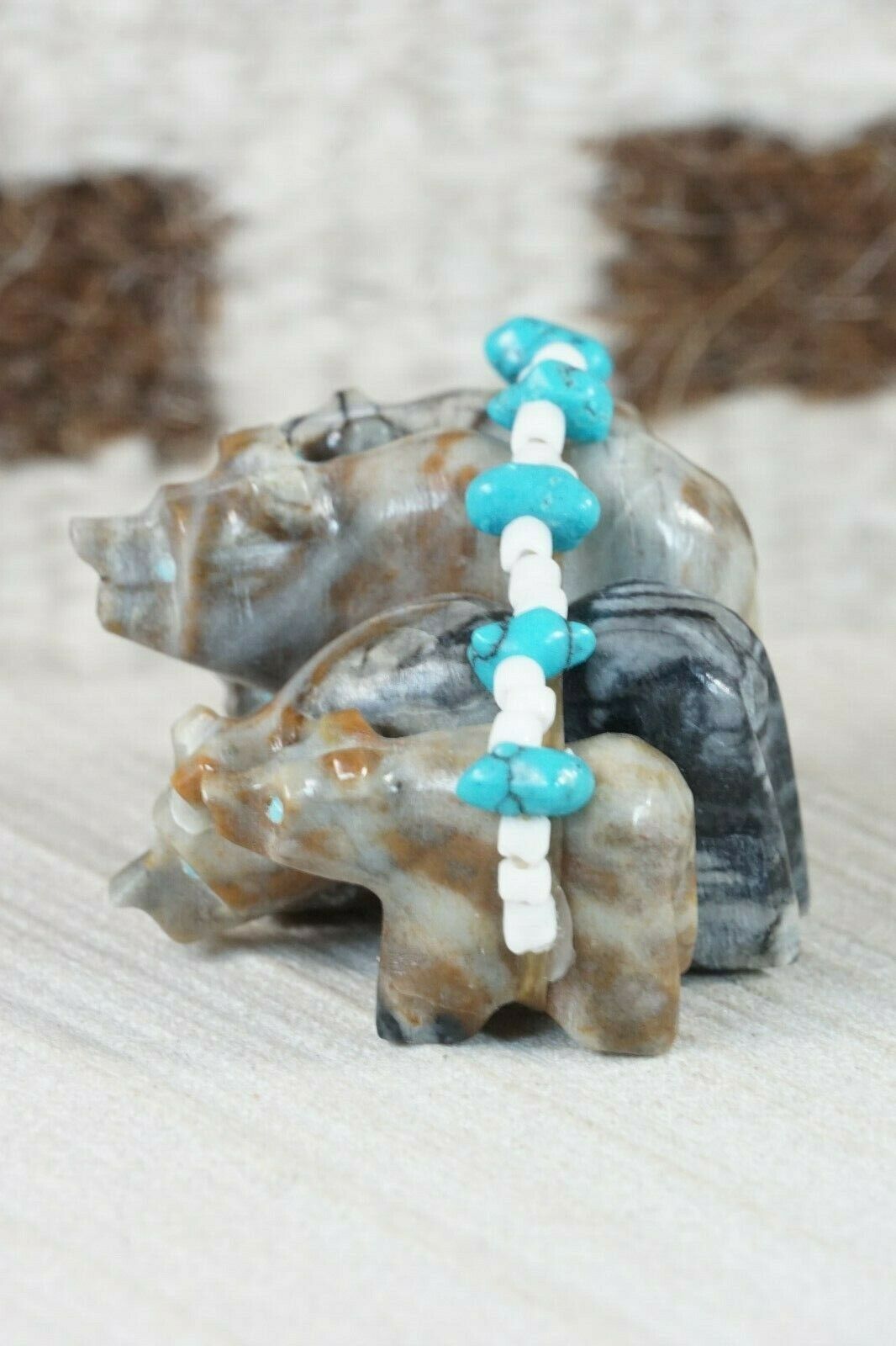 Bear Zuni Fetish Carving - Tim Lementino - High Lonesome Trading