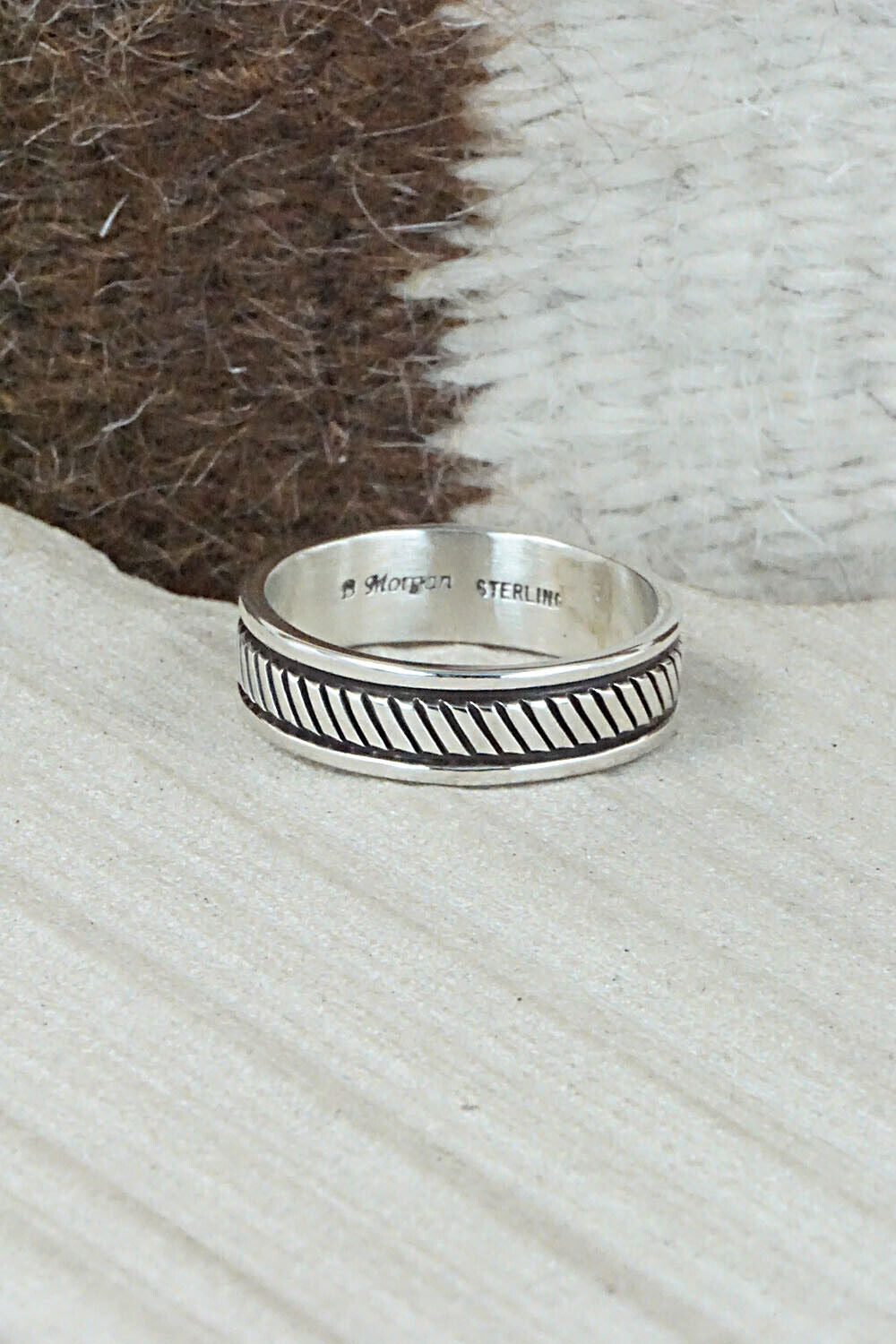 Sterling Silver Ring - Bruce Morgan - Size 11.25