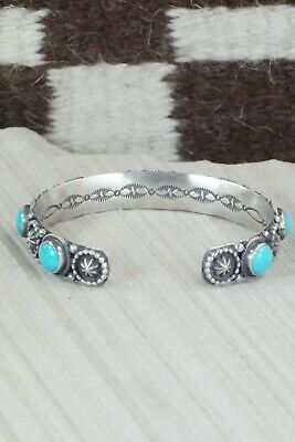 Turquoise & Sterling Silver Bracelet - Bobby Platero