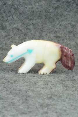 Wolf Zuni Fetish Carving - Andres Quandelacy