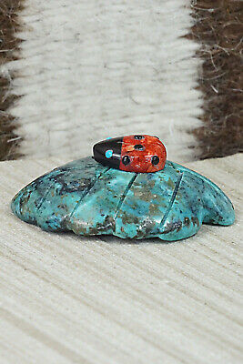 Ladybug Zuni Fetish Carving - Reynold Lunasee