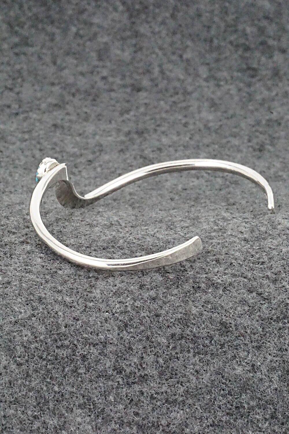 Turquoise & Sterling Silver Bracelet - Yolanda Skeets