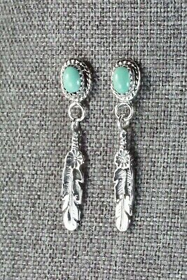 Turquoise & Sterling Silver Earrings - Judy Largo