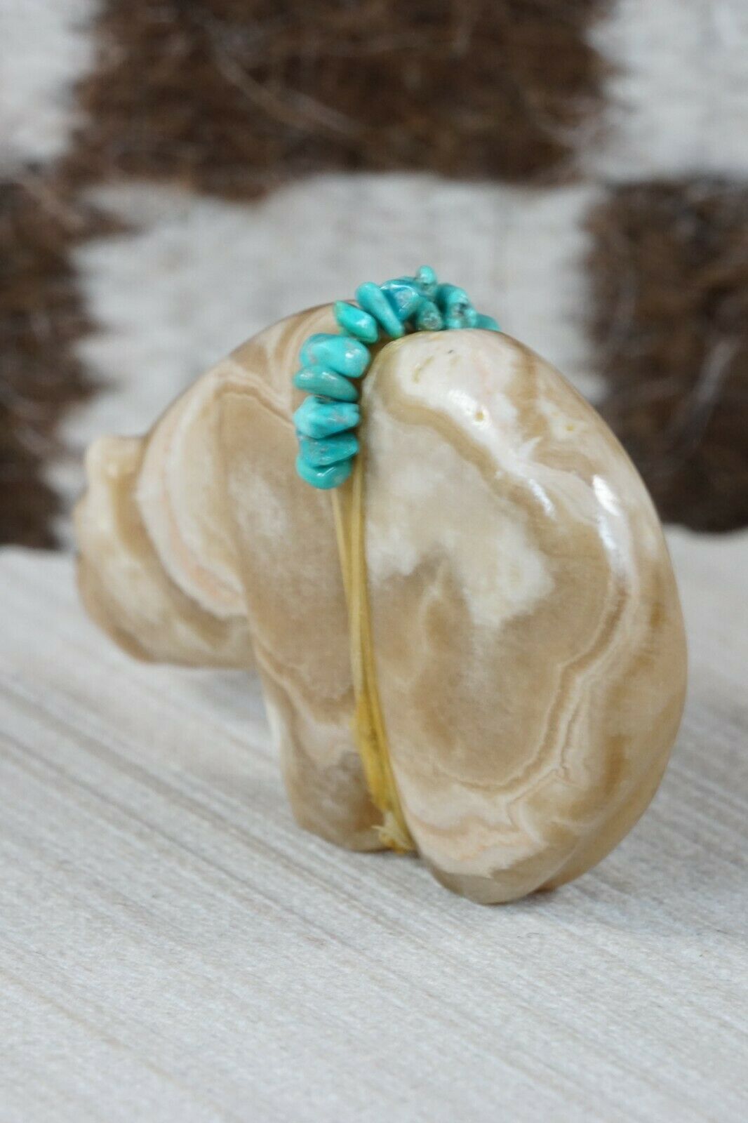 Bear Zuni Fetish Carving - Paulette Quam - High Lonesome Trading