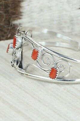 Coral & Sterling Silver Bracelet - Max Calladitto