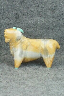 Goat Zuni Fetish Carving - Enrike Leekya