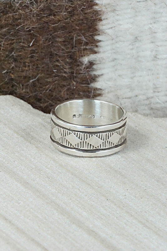 Sterling Silver Ring - Bruce Morgan - Size 9.5