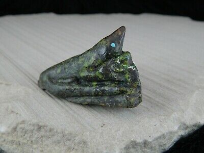 Frog Zuni Fetish Carving - Evan Cachini - High Lonesome Trading