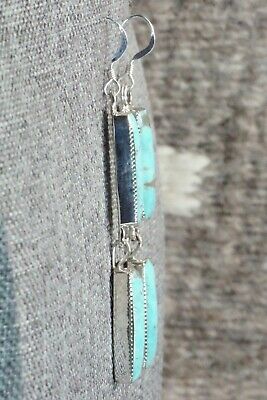 Turquoise & Sterling Silver Earrings - Irvin Tsosie