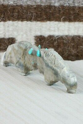 Buffalo Zuni Fetish Carving - Kevin Quam - High Lonesome Trading