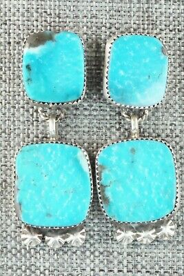 Turquoise & Sterling Silver Earrings - Selina Warner