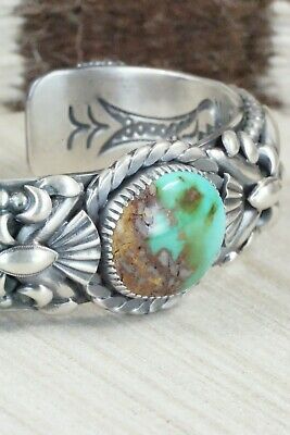 Turquoise & Sterling Silver Bracelet - Delbert Gordon