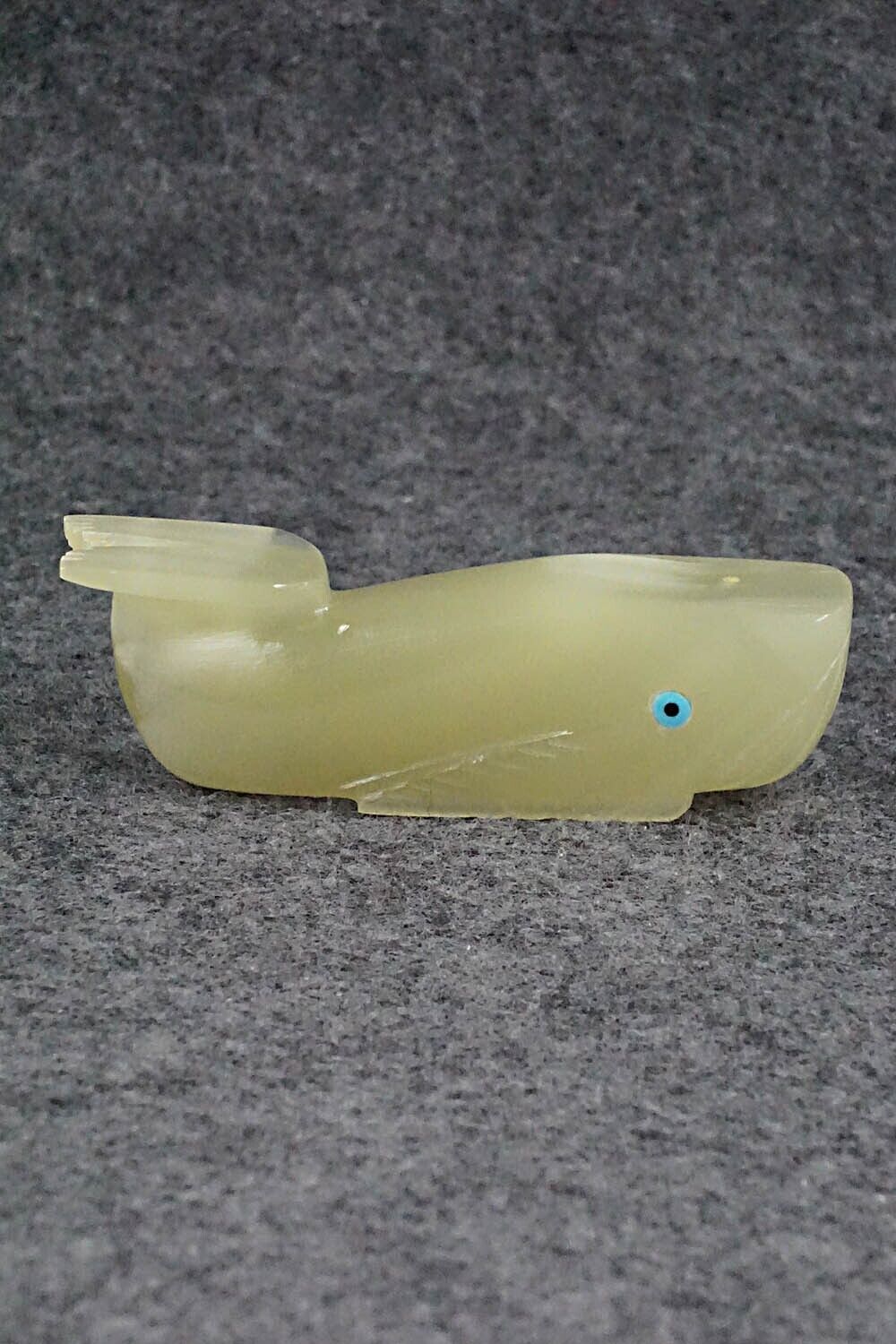 Whale Zuni Fetish Carving - Alex Tsethlikai